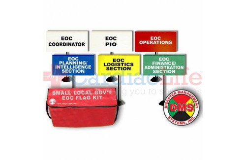 DMS-05760 EOC Flag Kit for Small Local Government - 6 Flags